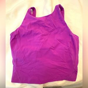 Lululemon align high neck tank top in moonlight magenta